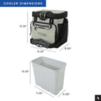 Titan by Arctic Zone 30 Can Zipperless Soft Cooler with HardBody Liner