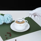 Demitasse Espresso Mini Spoons, 5.5'' Stainless Steel, Set of 6, Dishwasher Safe (Silver)