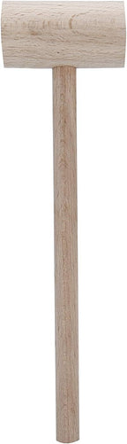Wood Crab & Mallets Mallets, Natural Beech Wood Hammers, Set of 12