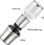 DR MILLS DM-7412M Stainless Steel Electric Dried Spice and Coffee Grinder,2 in 1 Wet and Dry, Removable Cups, Dishwasher Safe