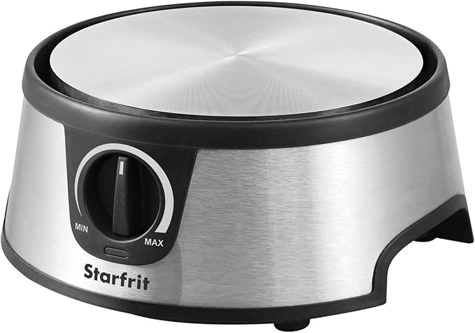 Starfrit The Rock Electric Fondue 13PC Set - 3L - Nestable Components - Quick Release Magnetic Cord - 1500W