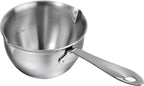 6.76 Oz Mini Butter Warmer Stainless Steel Small Melting Pot For Stove Top 0.2 Quart