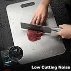 Katuchef Titanium Cutting Board 2025 New Pure Titanium Cutting Boards for Kitchen Double Sided Cutting Board Non Toxic,Hygiene Durable Chopping Board Suitable for Dishwasher Safe(18.11 * 11.81)
