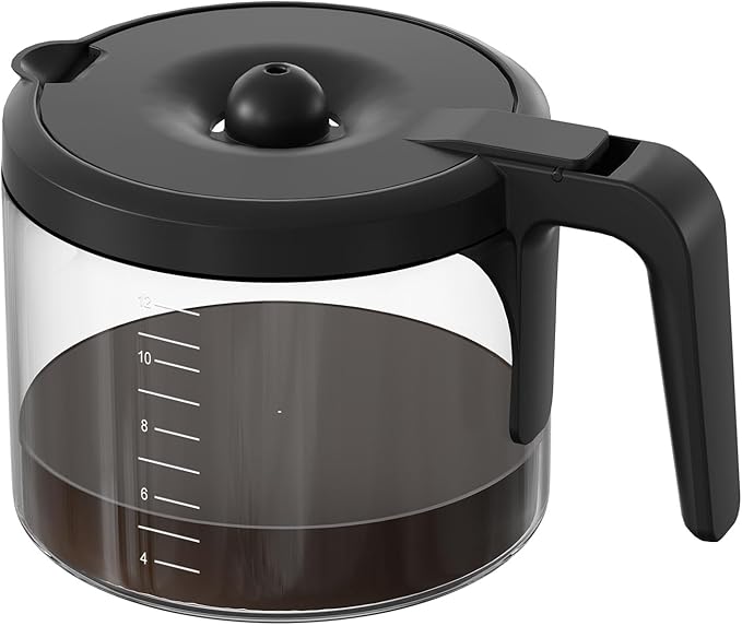 12 Cup Coffee Maker Carafe Replacement Pot Compatible with Keurig 5000 & 5500 K-Duo Essentials and K-Duo Hot & Iced Brewers K5600 (Gen 2) Only (NOT Fit K-Duo 5100 Model)