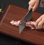 Titanium Cutting Board Double Sided, Wood Cutting Board for kitchen, GR1 Titanium & Walnut Wood Large Chopping Board for meat with Juice Groove for Meat & Veggies. 16.3”x11”x1”
