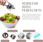 Bellemain Citrus Juicer | Metal Lemon Squeezer | Lime and Lemon Juicer Stainless Steel with Silicone Handles | Manual Juicer, Citrus Squeezer, Hand Held Juicer | Bar Juicer for Bartender (Light Blue)