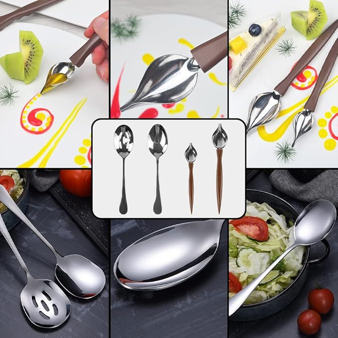 DUEBEL 13 Piece Professional Chef Culinary Plating Kit - Stainless Steel Culinary Plating Tool Set for Perfect Presentation