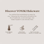 VONIKI Ceramic Baking Pans Set, 7 PCS Nonstick Bakeware Sets Baking Sheets For Oven Baking Set With Cookie Sheet, Cake Pan, Loaf Pan, Muffin Pan, Roaster Pan, Cooling Rack - Nontoxic Baking Supplies
