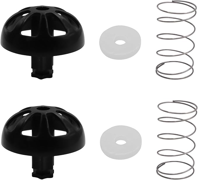 2 Pack Coffee Maker Brew Basket Stop Valve Kit 112435-000-000 185774-000-000 Compatible with Hamilton Beach Coffee Makers 990117900 990237500