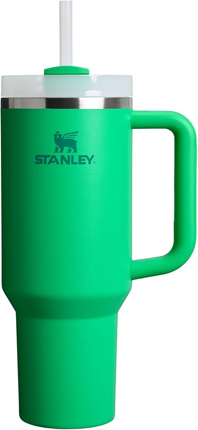 Stanley Quencher H2.0 Tumbler with Handle and Straw 40 oz | Flowstate 3-Position Lid | Cup Holder Compatible for Travel | Insulated Stainless Steel Cup | BPA-Free | Meadow