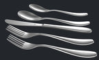 Matte Silverware Set, 18/10 Stainless Steel Satin Flatware, Modern Brushed Finish Cutlery, Dishwasher Safe & Durable, Built to Last (60-Piece, Marettimo)