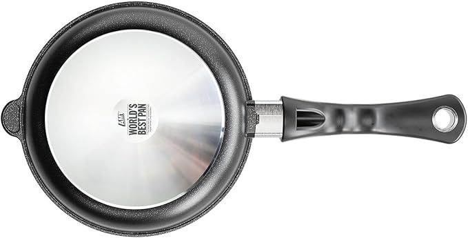 AMT Gastroguss The World´S [.] Frying pan Induction, Diameter 20 cm, Height 5 cm, cast Aluminium (Aluminium), Lotan® Non-Stick Coating for Fat-Free-Frying, AMZN-I-520-US