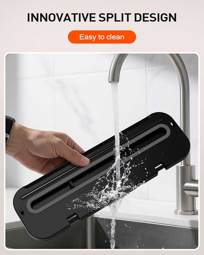 Food Vacuum Sealer Machine, 75kpa Powerful Food Saver Vacuum Sealer Machine with Cutter, 6-in-1 Automatic Air Sealing for Food Storage, Sous Vide, Meat, Vegetables, Dry/Moist Modes