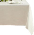 Elrene Home Fashions Villeroy & Boch Classic Embroidered Border Tablecloth - Elegant Table Cover for Dining Table, Weddings, Events, White 60"x120" Rectangle