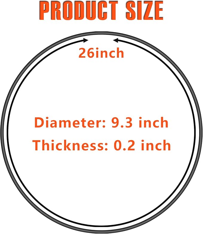 Black Lid Latch Strap Rubber Band for 6,7,8 quart Hamilton Beach Crock pot slow cooker WHT …Lid Strap for Fixing Pot Lid