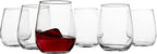 Vikko 12.25 Ounce Stemless Wine Glasses | – Dishwasher Safe – For Parties, Weddings, and Everyday – Great Gift Idea – Set of Six Stemless Wine Glass Tumblers