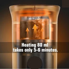 Portable Espresso Maker – Self-Heating USB-C Rechargeable Travel Coffee Maker for Car, Camping, Office, portable coffee maker - portable coffee machine With Ground Coffee & NS Capsule (Green)