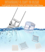 Commercial Vegetable Fruit Chopper 1/4″&3/8″ Blade Heavy Duty Professional Food Dicer Kattex French Fry Cutter Onion Slicer Stainless Steel for Tomato Peppers Potato Mushroom