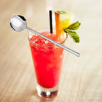 Creative spoons in multiple colors. They can be used to stir flower tea, coffee, and desserts. They're also great for decoration, collection, or as gifts. (silvery)