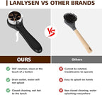 Espresso Coffee Machine Cleaning Brush, 360° Cleaning Push-Up Coffee Maker Brush, Espresso Machine Brush Coffee Cleaning Tool for 3 EARS 51MM Delonghi Dedica Style Series EC680 and EC685, SMEG ECF01