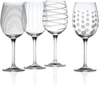 Mikasa Cheers White Wine Glasses Set of 4, 16-Ounce Elegant Glassware, Durable and Dishwasher Safe, Perfect for Everyday or Entertaining
