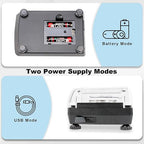 Digital Milligram Scale Accurate 0.001g/50g,Precision mg Scale for Jewelry,Powder,Gold,Gem,Reloading Scale,Micro Gram Scale with 6 Units,Tare,Cal Weight,Pocket Scale with USB&Battery Powered