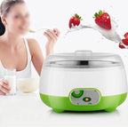 Electric Yogurt Maker, 1L Yogurt Maker Machine Auto Constant Temperature w/Stainless Steel Inner Pot, Homemade DIY Yogurt Maker for Home Organic Yogurt, Fruit Wine Maker, Cheese Maker