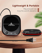 Mug Warmer - 3 Temp Setting 113°F 131°F 167°F - Ambient Light - Coffee Mug Warmer for Desk with 1-12H Timer - 4H Auto Shut Off- Electric Cup Beverage Warmer Gift for Coffee, Tea, Milk