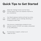 Bosch 800 Series Fully Automatic Espresso and Coffee Machine – 35 Drinks, Cold Brew, Double Cup, Milk Hose, Ceramic Grinder, Smart Features, in Black TPU60309