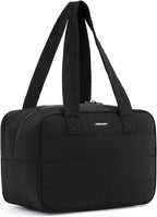 Insulated Lunch Bag，Freezable Lunch bag，Built-in Ice Pack Small Cooler，Lunch Bags for Women ，Waterproof and Durable，Suitable for Work, Picnics, Travel, and Meal Preparation（Black）