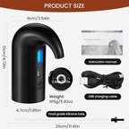 3-in-1 Electric Wine Aerator, Decanter & Dispenser Set – USB Rechargeable Automatic Wine Pourer, Ideal Gift for Wine Lovers