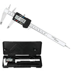 Electronic Digital Caliper Measuring Tool, Stainless Steel Vernier Caliper Digital, Easy Switch from Inch Metric, LCD Screen,0-6inch/150mm Caliper Measuring Tool for DIY/3D Printing