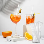 101 Pcs Swizzle Stir Sticks for Cocktails 7 Inch Coffee Stick Holder Clear Crystal Coffee Stirrers Crystal Reusable Swizzle Sticks for Stirrers Holder Round Acrylic Drink Coffee Party Supplies