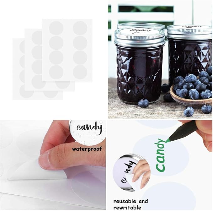 SPANLA Mason Jars 8 oz, 24 Pack Canning Jars 8 oz Half Pint Glass jars with Regular Lids and Bands, Small Mason Jars with Lids Ideal for Jelly Jam Honey Wedding Favors Shower Favors Food