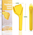 Lemon Squeezer, Effective Squeezing Juice Press, Easy-to-Use, Sturdy Flat Manual Lemon Juicer, Lime Squeezer, Citrus Juice Presser, to Squeeze Lemons, Limes, Citrus, oranges And Other Fruits