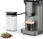 Fully Automatic Espresso Machine with Milk Frother Model with Automatic Milk Foam & TFT Display, Built-In Grinder, Ideal for Home & Office Use