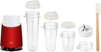 Tribest Personal Blender II, Small Portable Blender for Shakes & Smoothies with BPA-Free Cups, Red
