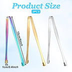 3Pcs Egg Tools Egg Chalaza Removal Tool, Egg Chalaza Removal Tongs, Egg Washer Versatile Egg Tool Supplies, Stainless Steel Kitchen Tongs for Cooking Bakers Chefs