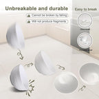 12 Pcs Unbreakable Cereal Bowls Set, 26 Oz Wheat Straw Bowls Set, Microwave & Dishwasher Safe Bowls for Kitchen, Reusable Plastic Bowls for Soup, Salad and Snack, BPA Free, Beige