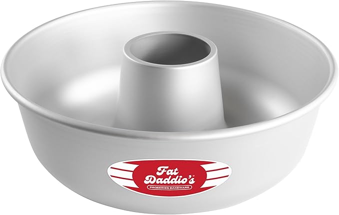 Fat Daddio's RMP-10 Anodized Aluminum Ring Mold Pan, 10 x 3.5 Inch, Silver