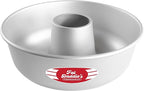 Fat Daddio's RMP-10 Anodized Aluminum Ring Mold Pan, 10 x 3.5 Inch, Silver