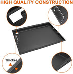 Full-Size Griddle Inserts for Weber Genesis 300 Series Gas Grills, Flat Top Griddle Accessories for Weber Genesis E-310 S-310 E-320 S-320 E-330 S-330 EP-310 EP-320 EP-330 CEP-310 Burner Gas Grills