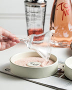 Margarita Salt Rimmer, Bartender Accessories Set of 2 for Margarita and Cocktail Ceramic Sugar Salt Rimmer Plate for Home Bar Bloody Mary, Yellow