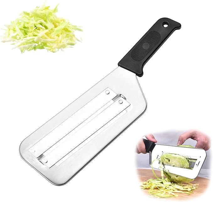 Cabbage Chopper Shredder Quick & Safe Coleslaw Grater for Salad, Sauerkraut Effortless Meal Prep （1 Pack）