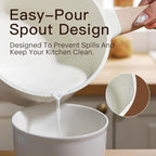 Pots and Pans Set Non Stick Non-Toxic 22 Pcs Ceramic Cookware Sets Nonstick Kitchen Pot&Pan With Lid Cream White Granite Induction Compatible with Glass Lids Crepe Frying Pan PFOA/PFOS-Free