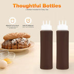 Electric Cheese Sauce Warmer 2 Bottles Commercial Sauce Warmer 110V Chocolate Sauce Warmer Toppings Bottle Warmer Adjustable Temperature