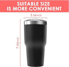 30oz Stainless Steel Travel Mug with Lid, 12 Pack Double Wall Vacuum Insulated Bulk Tumbler, Powder Coated Coffee Cup Suitable for Vehicle Cup Holders