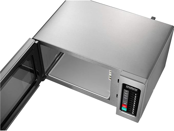 Midea Equipment 1025F1A Countertop Commercial Microwave Oven with Touch Control, 1000W, Stainless Steel.9 CuFt