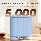 PUREPLUS Coffee Filter Compatible with Philips AquaClean CA6903, Saeco Espresso Machines – High-Grade Resin & Coconut Carbon – Up to 5,000 Cups – Improves Coffee Taste & Protects Machine, 3 Pack