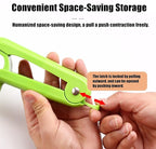 2pcs Cherry Pitter Tool, Cherry Pit Remover, Multi-Function Fruit Corer and Remover, Cherry Corer Pitter Tool for Jam (Green)